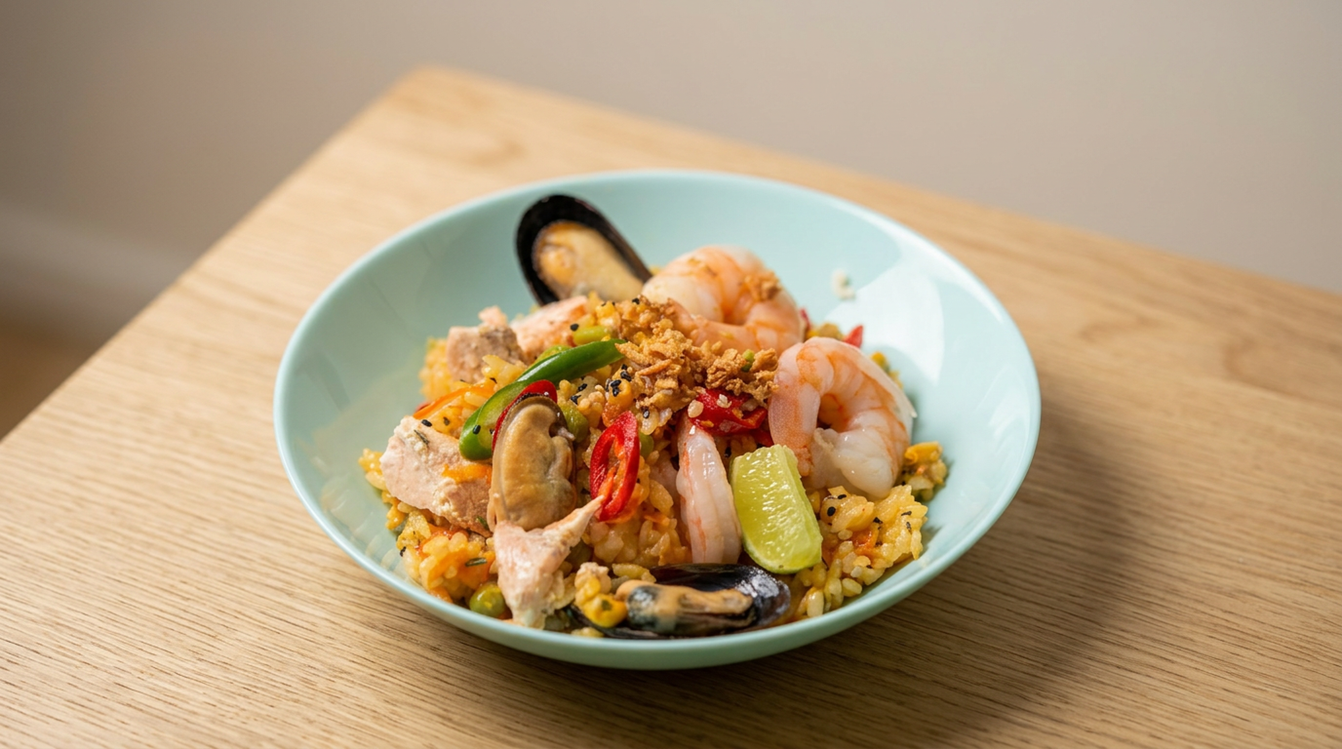 Fried Rice with Seafood