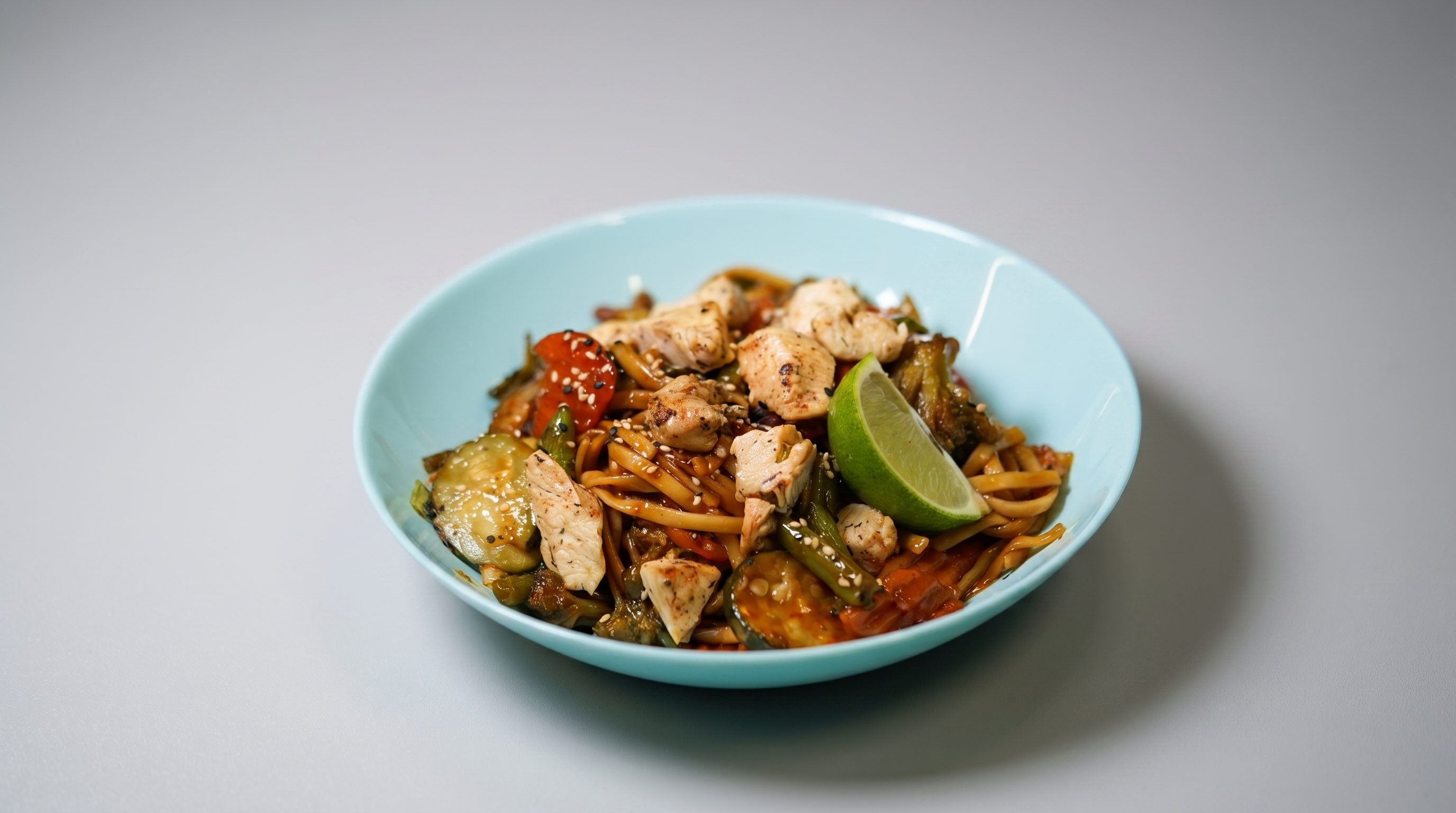 Udon Noodles with Chicken